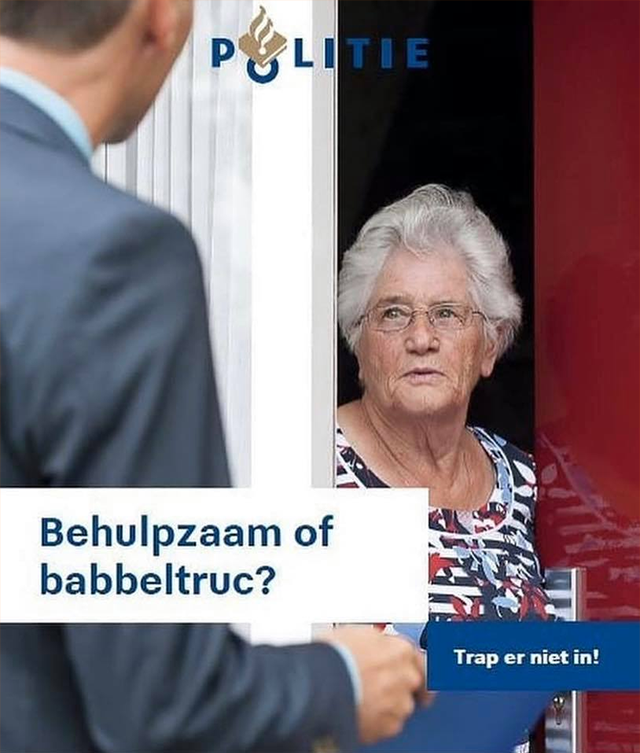 Politie biedt tips tegen babbeltrucs