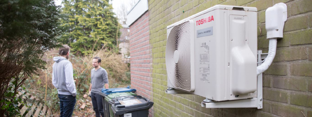Buitenunit hybride warmtepomp