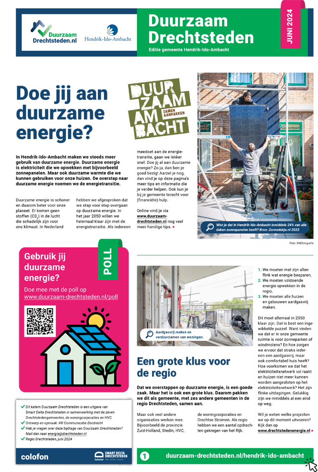 Duurzaam Drechtsteden Energiekatern Hendrik-Ido-Ambacht