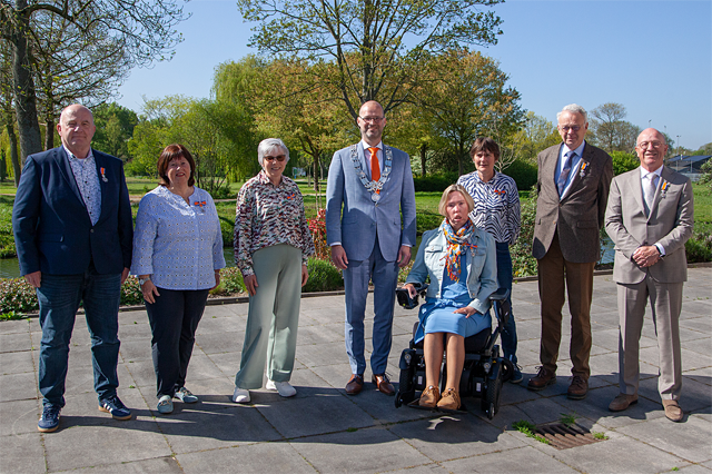 Groepsfoto lintjesregen 2026