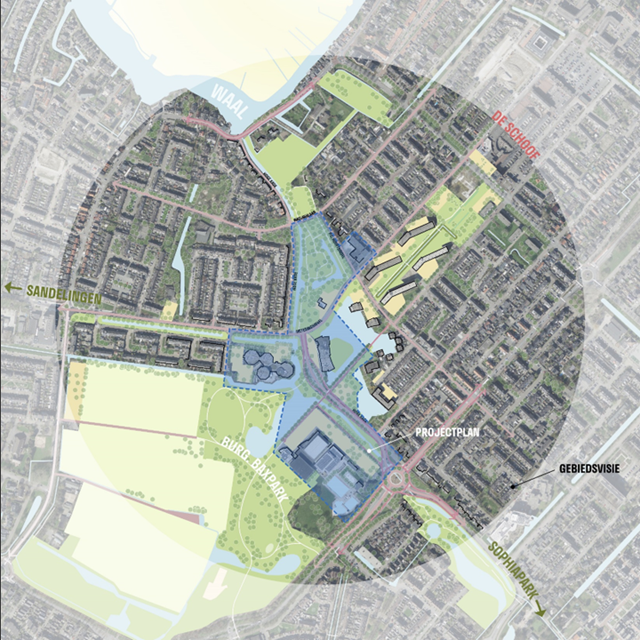 Gebied visie Gemeentehuis en omgeving