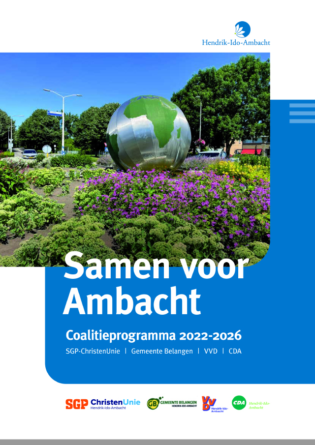 coalitieprogramma 2022-2026 Samen voor Ambacht