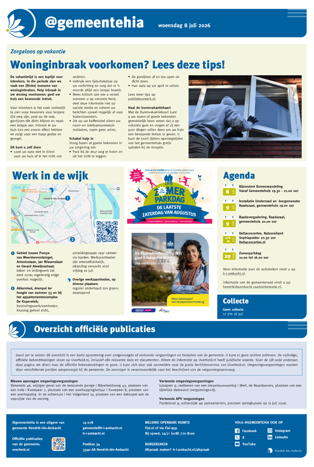 @gemeentehia 8 juli 2026