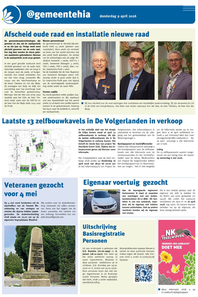 @gemeentehia 9 april 2026