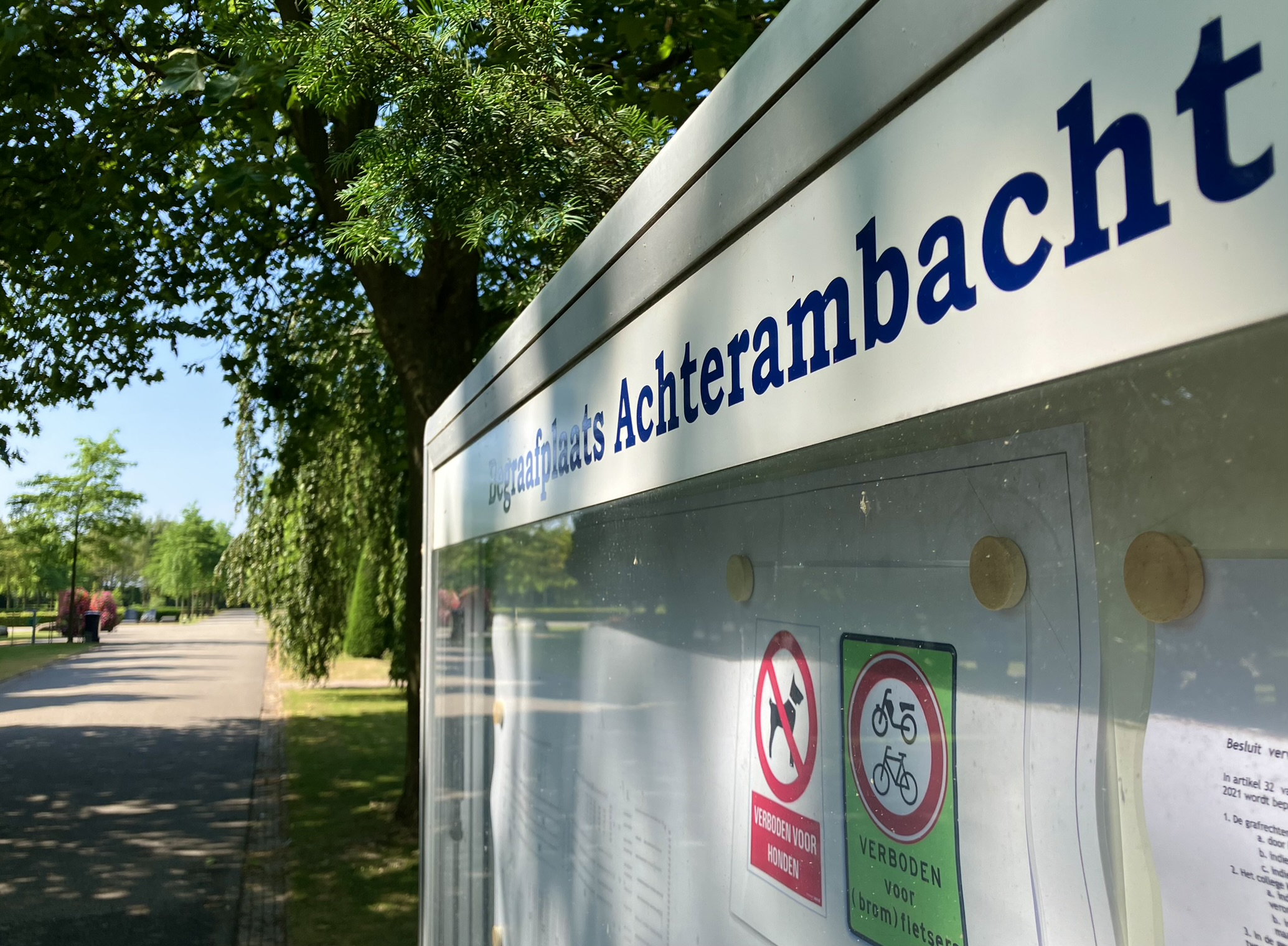 Infopaneel Achterambacht - zomer 2023